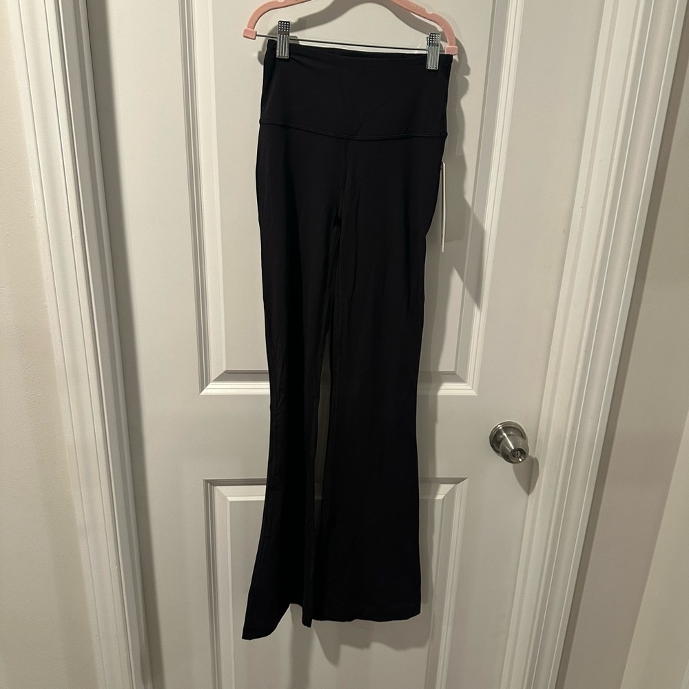 Lululemon Grove Nulu Black Flared Pants